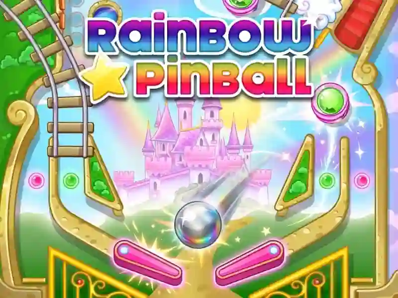 Gêm Rainbow Pinball ar-lein