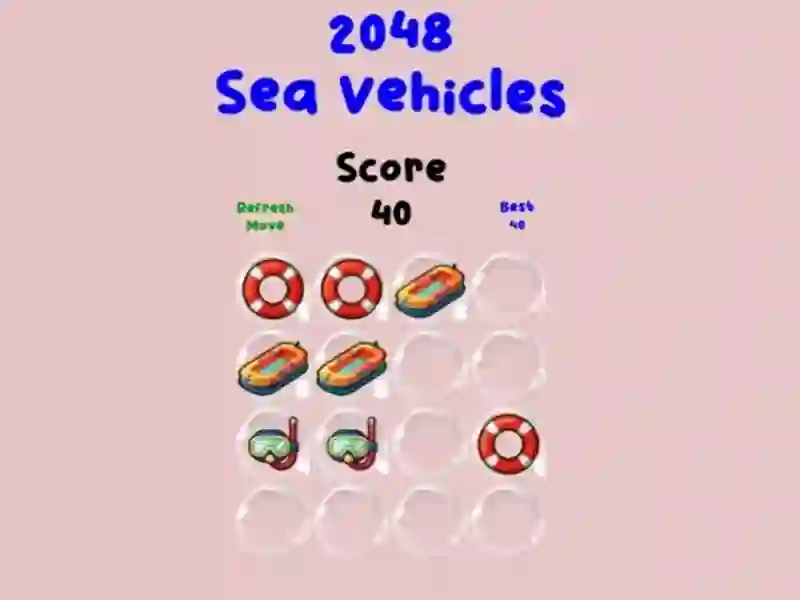 Jwèt 2048 Sea Vehicles sou entènèt