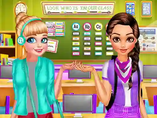  Modern Girls Collage Day — free online game