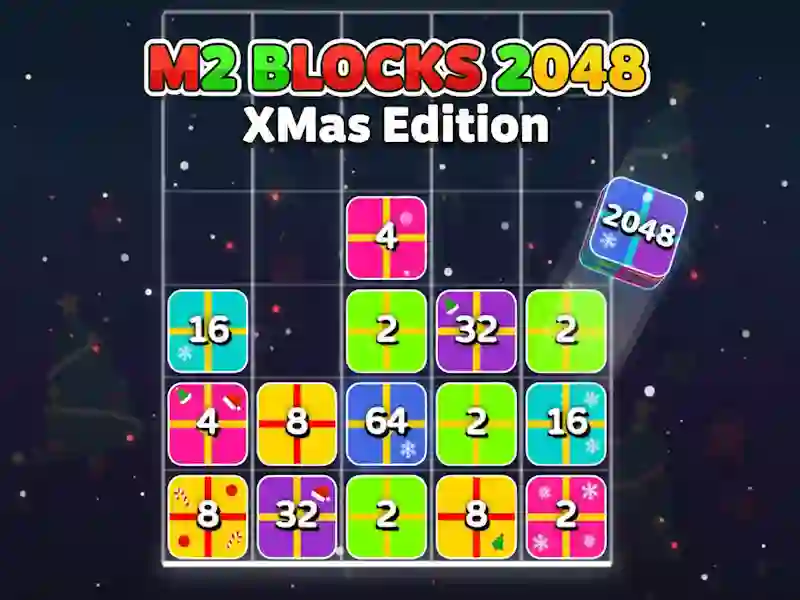 M2 BLOCKS 2048 XMas Edition — libreng online na laro