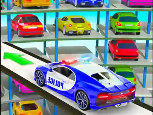 Police Multi Level Car Parking — free online game