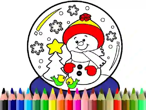 Back To School: Christmas Coloring Book — free online game