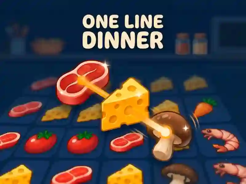 One Line Dinner — juego gratis online