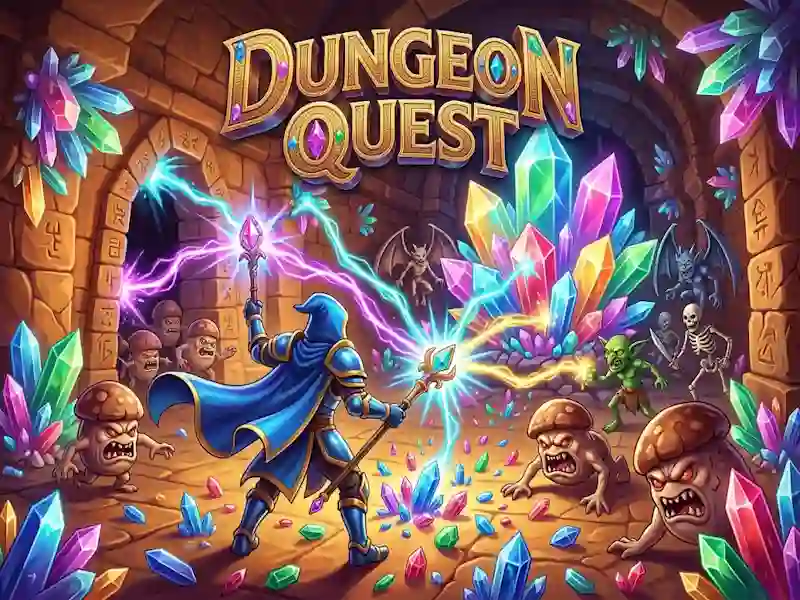 Spel Dungeon Quest aanlyn