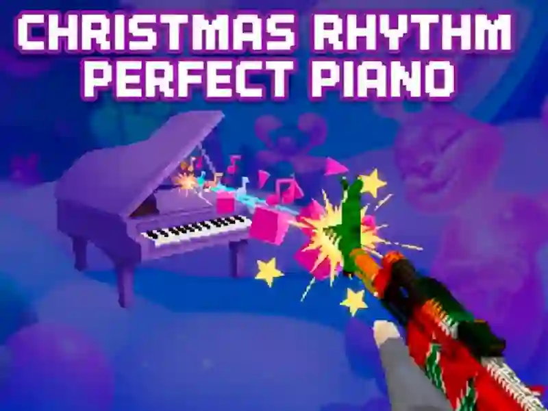 Logħba Christmas Rhythm Perfect Piano onlajn