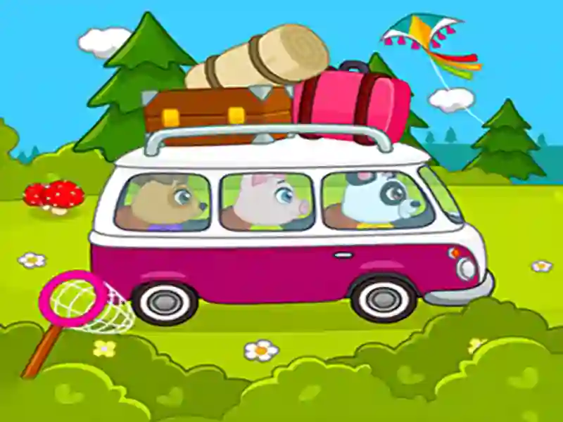 Kids Camping — free online game