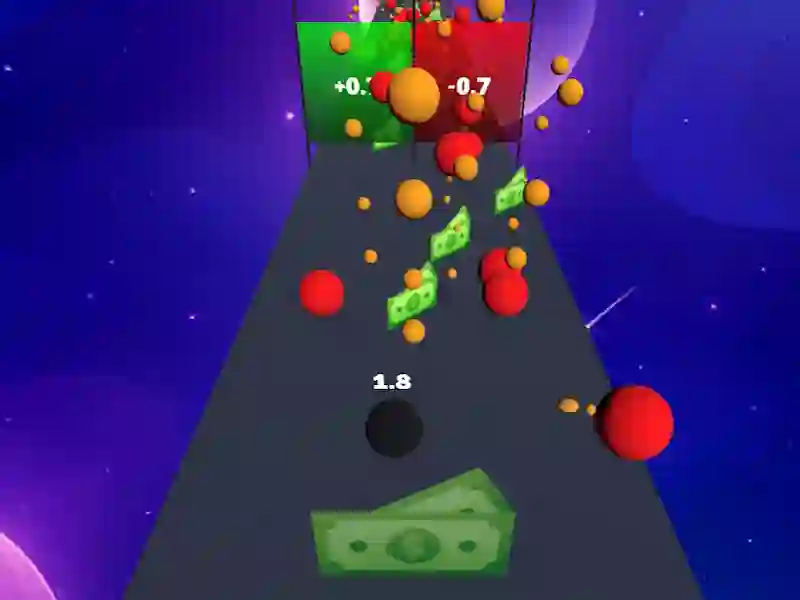 Black Ball Escape: Crazy Runner — jogo online grátis