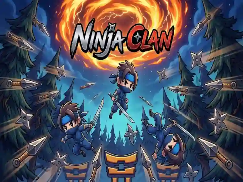 Cluiche Ninja clan ar líne