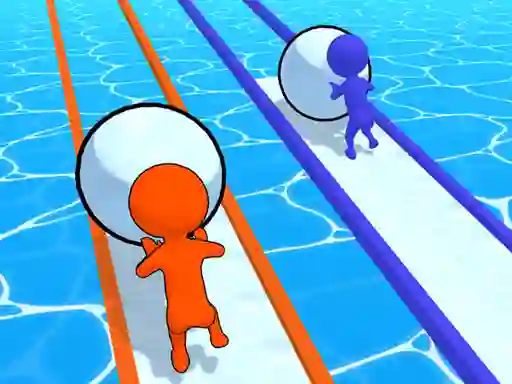 Permainan Snowball Racing talian