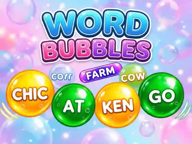 Word Bubbles — joc online gratuit