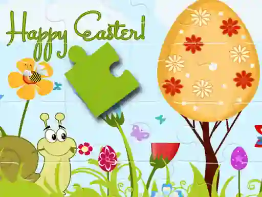 Cluiche Happy Easter Puzzle ar líne
