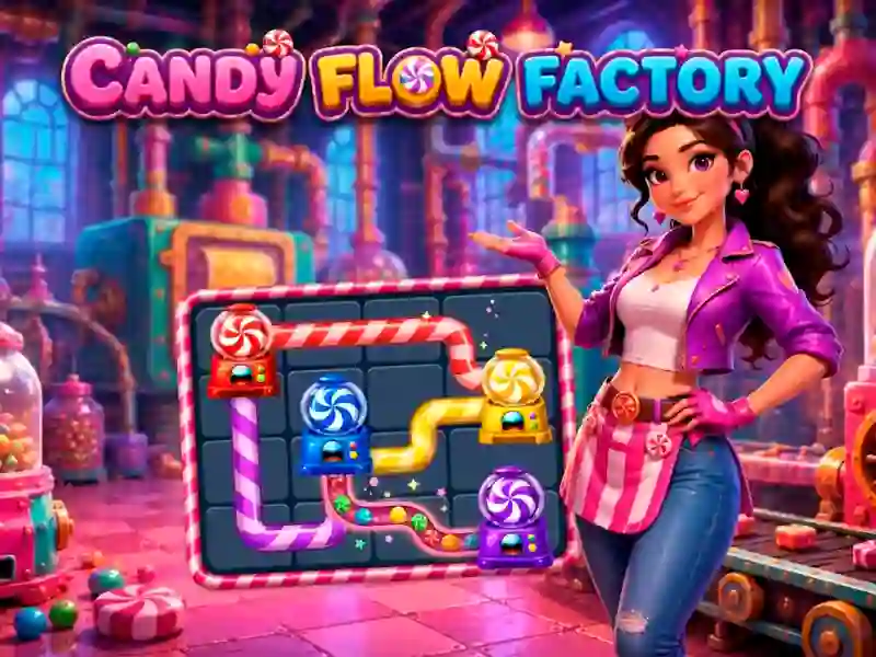 Candy Flow Factory — безплатна онлайн игра
