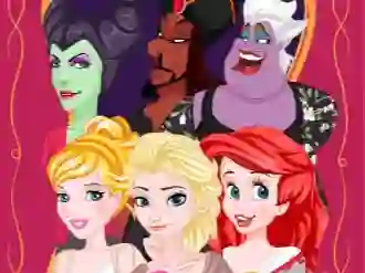 Hra Princess vs Villain Face Swap online