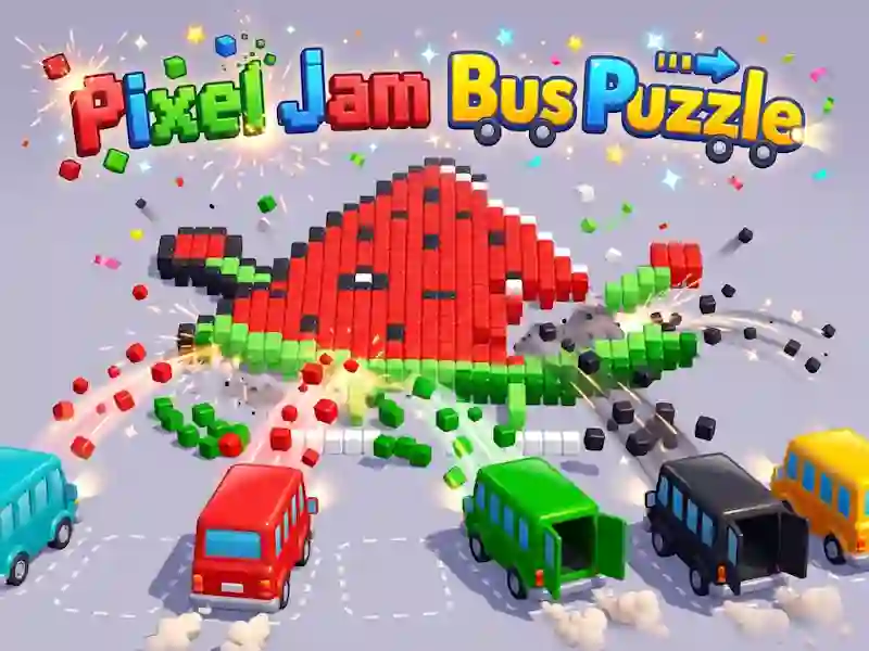 Pixel Jam Bus Puzzle – kostenloses Online-Spiel