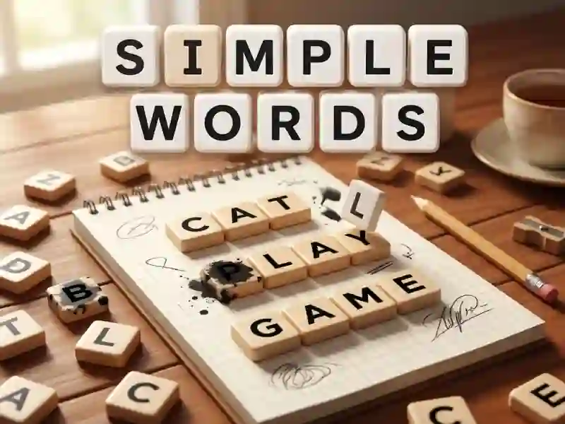 Jeu Simple Words en ligne