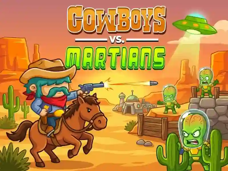 Cowboys vs. Martians — gratis online spil