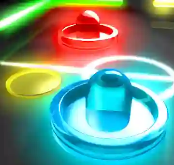 Neon Hockey — free online game