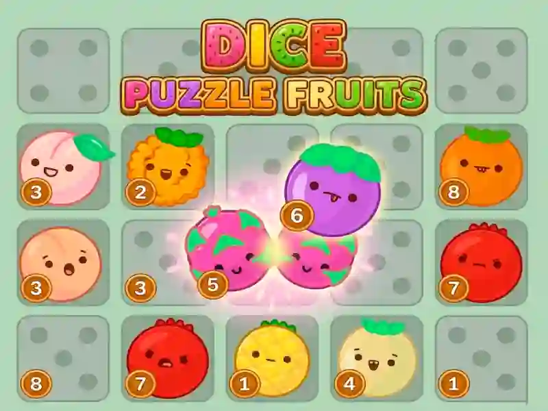 Dice Puzzle Fruits — free online game