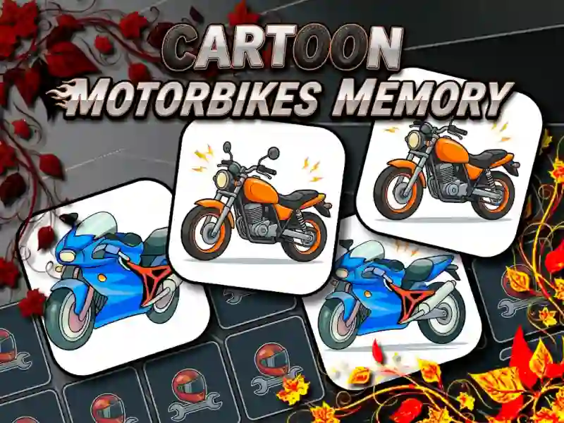 Cartoon Motorbikes Memory