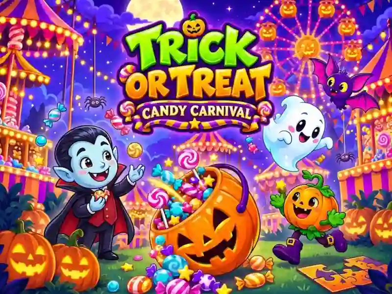 Trick or Treat Candy Carnival — bezmaksas tiešsaistes spēle