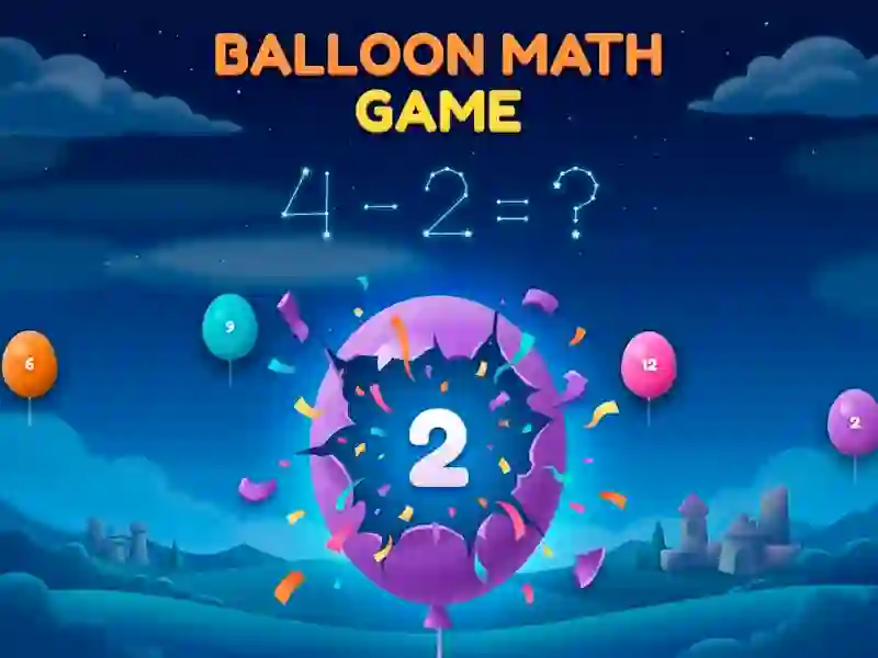 Balloon Math Game — lojë online falas