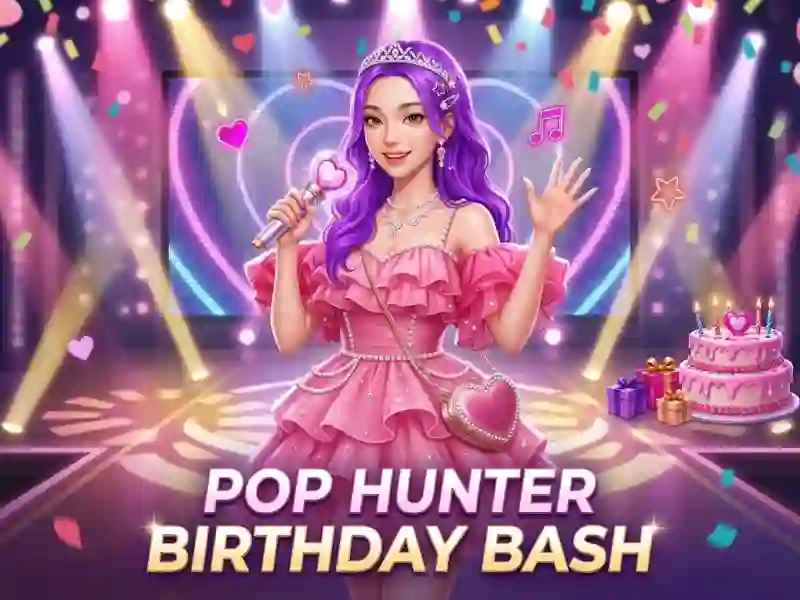 Гульня K-Pop Hunter Birthday Bash онлайн