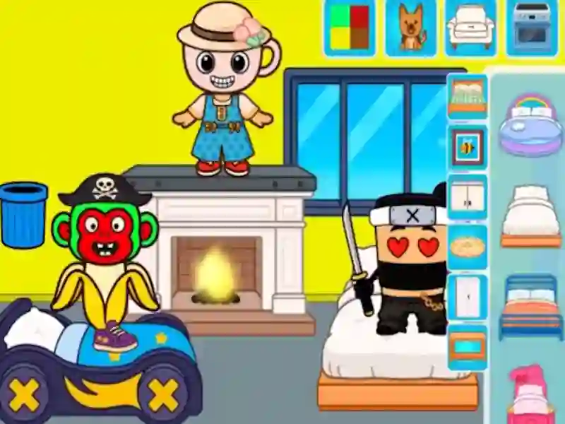 Brainrots: Dress Up & Interior Design — free online game