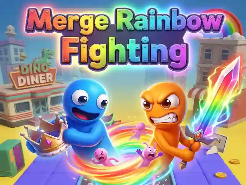 Igra Merge Rainbow Fighting spletu