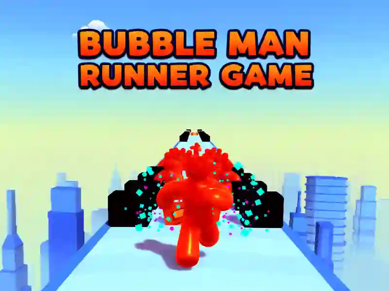 Bubble Man Runner Game — free online game