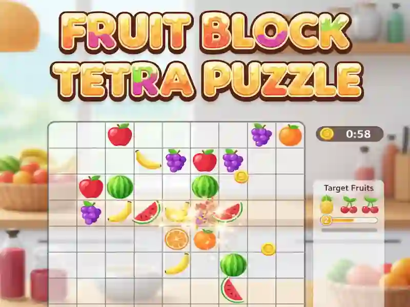 Fruit Block Tetra Puzzle – tasuta veebimäng