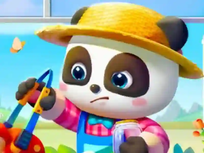Jigsaw Puzzle: Baby Panda Little Farmer – tasuta veebimäng