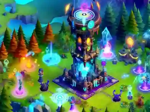 2D Fantasy Tower Defence — free online game