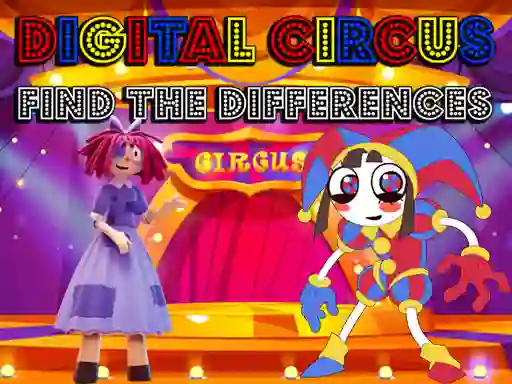 Digital Circus Find The Differences — free online game