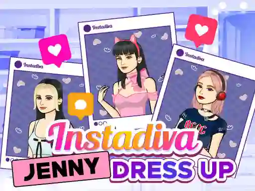 თამაში Instadiva Jenny Dress Up ონლაინ