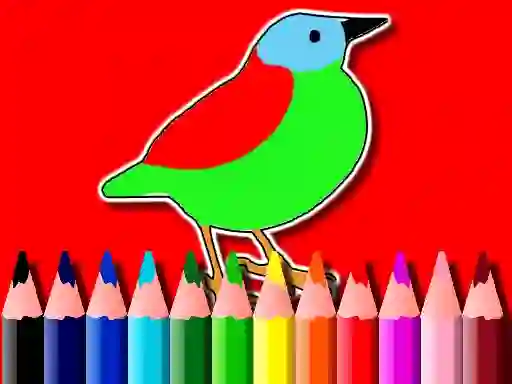 Back To School: Birds Coloring Book — free online game