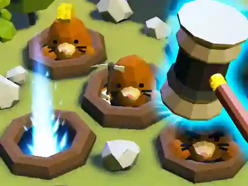 Cluiche The Mole Knocker ar líne