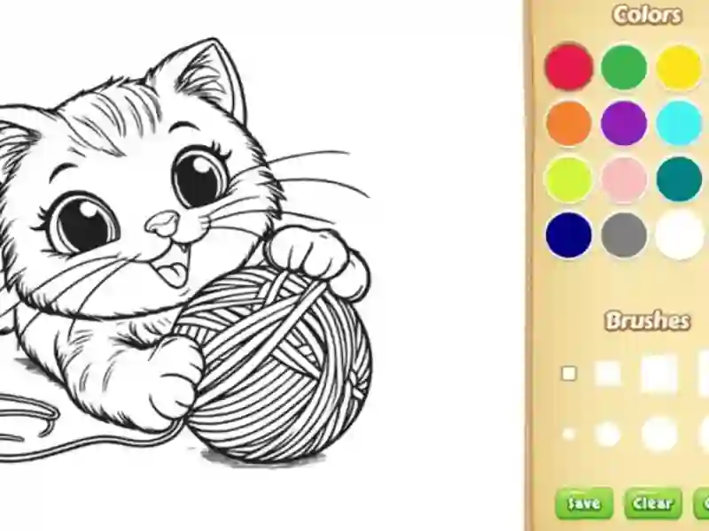 Spil Cat Coloring Book online