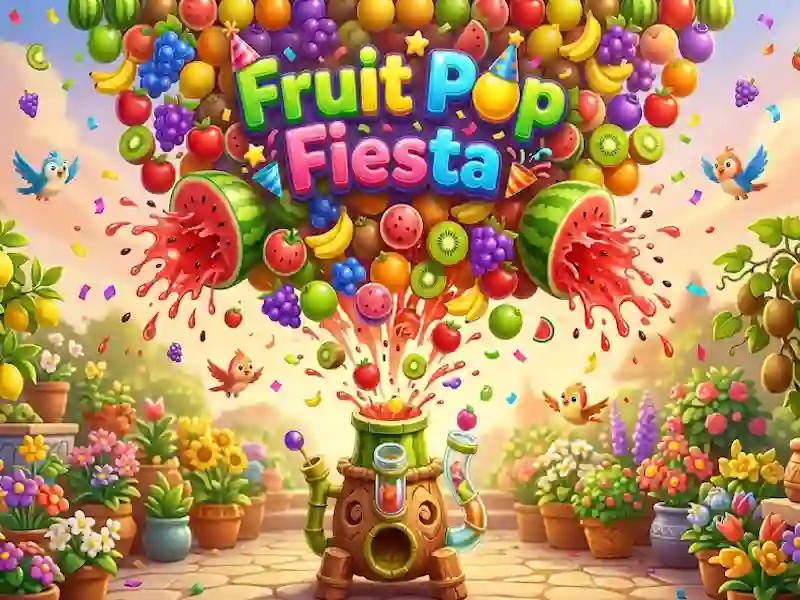 Fruit Pop Fiesta — jogo online grátis
