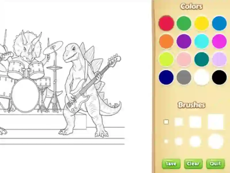 Dinosaur Coloring Book For Kids — gratis online spil