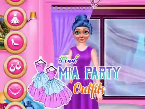 Find Mia Party Outfits — безкоштовна онлайн гра
