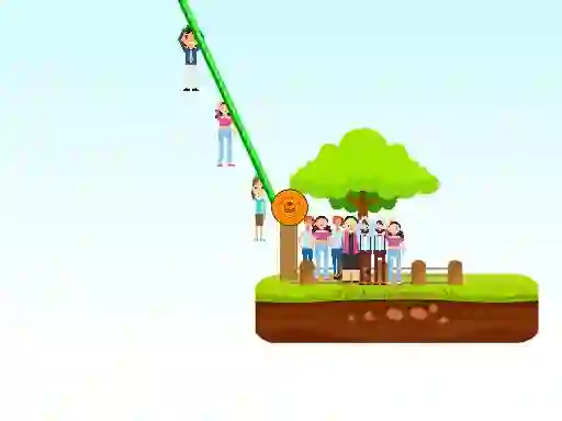 Zipline People Rescue — free online game