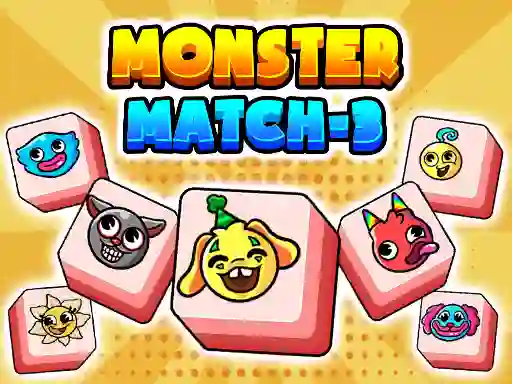 Jwèt Monster Match-3 sou entènèt