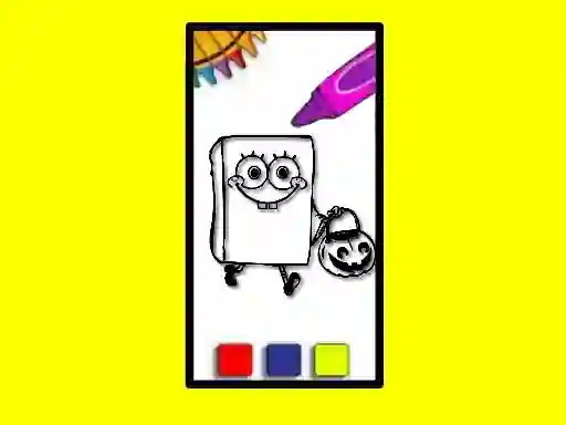 SpobgeBob Halloween Coloring Book — free online game