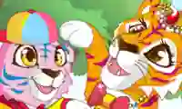 Mommy and Baby Tiger — free online game