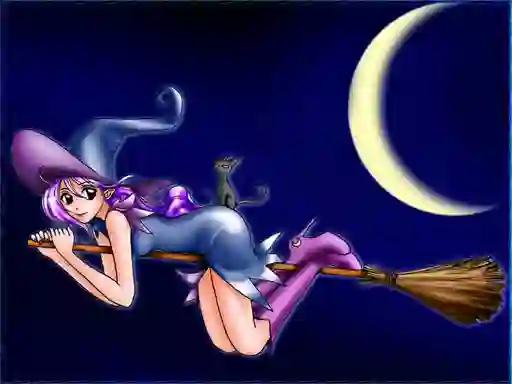 Anime Halloween Jigsaw Puzzle — free online game