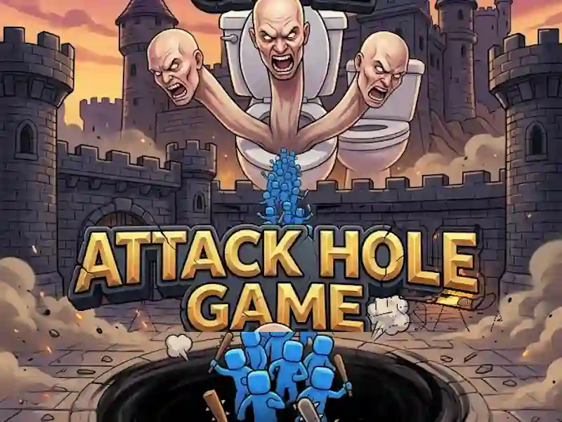 თამაში Attack Hole Game ონლაინ