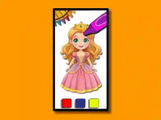 Back To School Princess Coloring Book — free online game