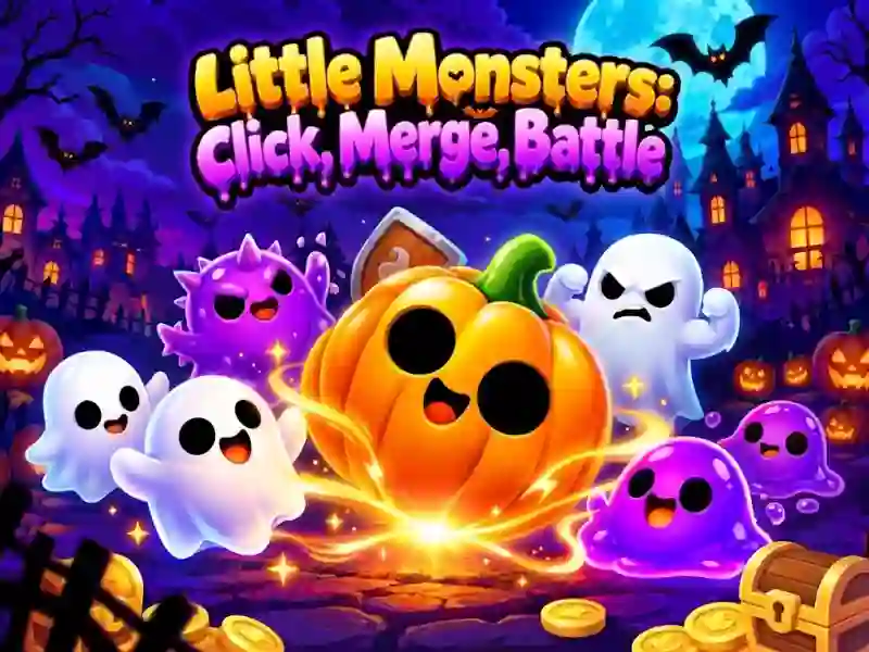 Little Monsters. Click-Merge-Battle — gioco online gratis