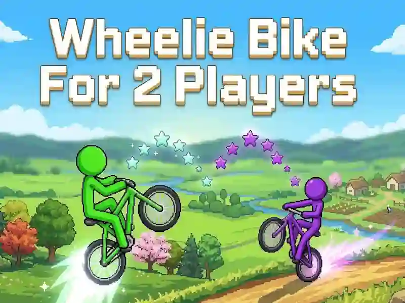 Wheelie Bike For 2 Players — gioco online gratis