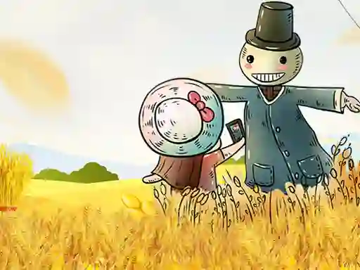 Spil Cartoon Autumn Puzzle online